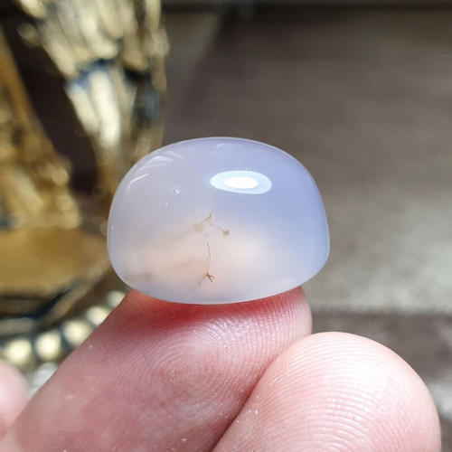 نگین عقیق کبود طبیعی اصل خراسانی کد 26502