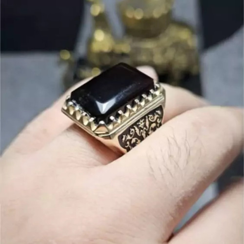 انگشتر مردانه طلاروس
