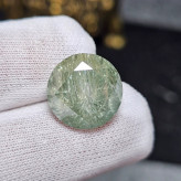 نگین درشت سنگ مویزانایت خوش رنگ اصلی کد 36927