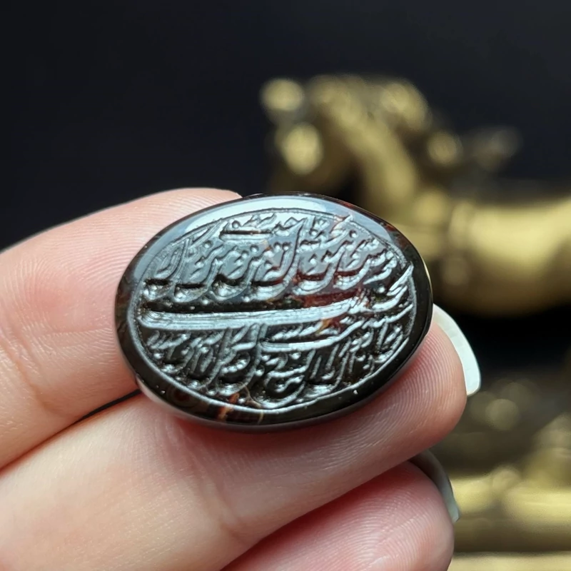 نگین سنگ عقیق شفت العبد معدنی کد k1249