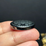 نگین سنگ حدید صینی دعای آیت الکرسی معدنی کد Z7277