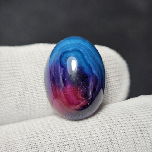 نگین سنگ عقیق رنگی سلیمانی معدنی کد Z7500